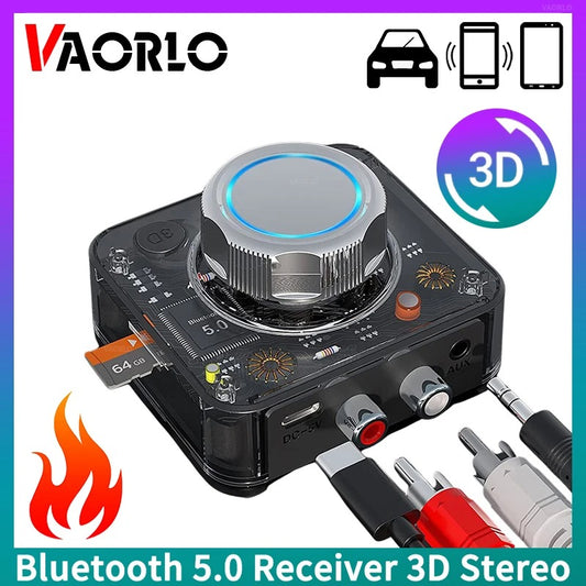 Récepteur audio Bluetooth 5.0, musique stéréo 3D, adaptateur sans fil