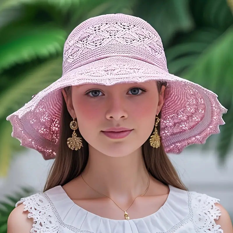 Chapeau de soleil élégant pour femme une protection solaire élégante