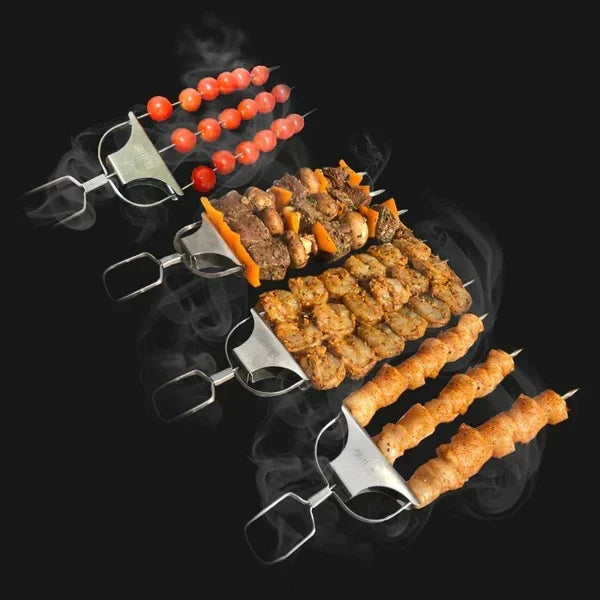 Brochettes de gril à 3 voies