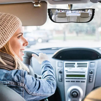 Rétroviseur intérieur de style de voiture universel, rétroviseur grand angle