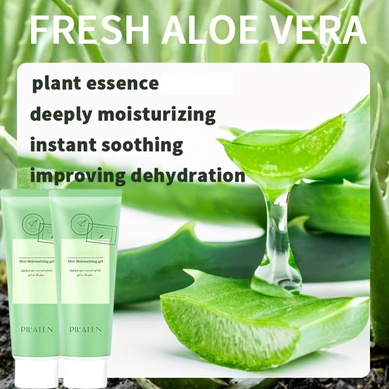 Gel d'Aloe Vera Hydratant Après-Soleil 50g - Soin Visage, Peau et Corps