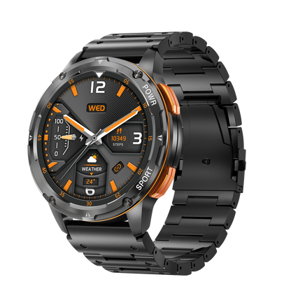 Montre intelligente d'appel Bluetooth AK59, haute définition, écran AMLOED