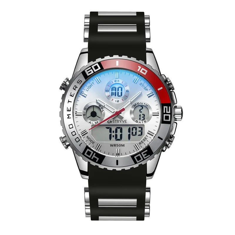 STRYVE – montre de Sport S8023 pour hommes, étanche à 50 mètres