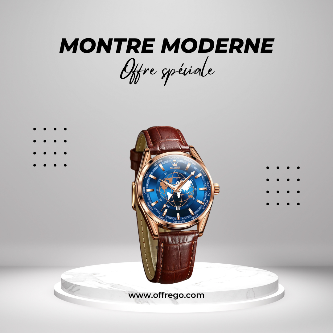 OLEVS Montre pour Hommes