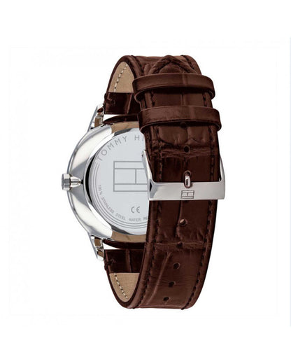 Montre Homme Tommy Hilfiger bracelet en cuir marron