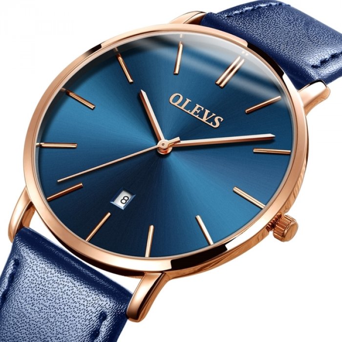 OLEVS-Montre à quartz étanche, montres d'affaires pour homme, luxe