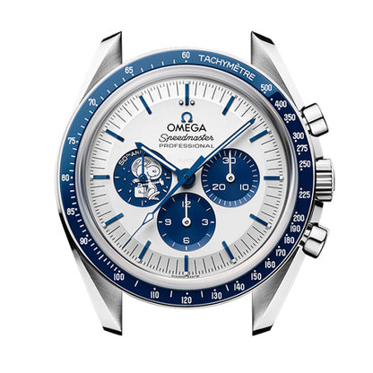 Omega Speedmaster Argenté et Bracelet en Nylon Bleu