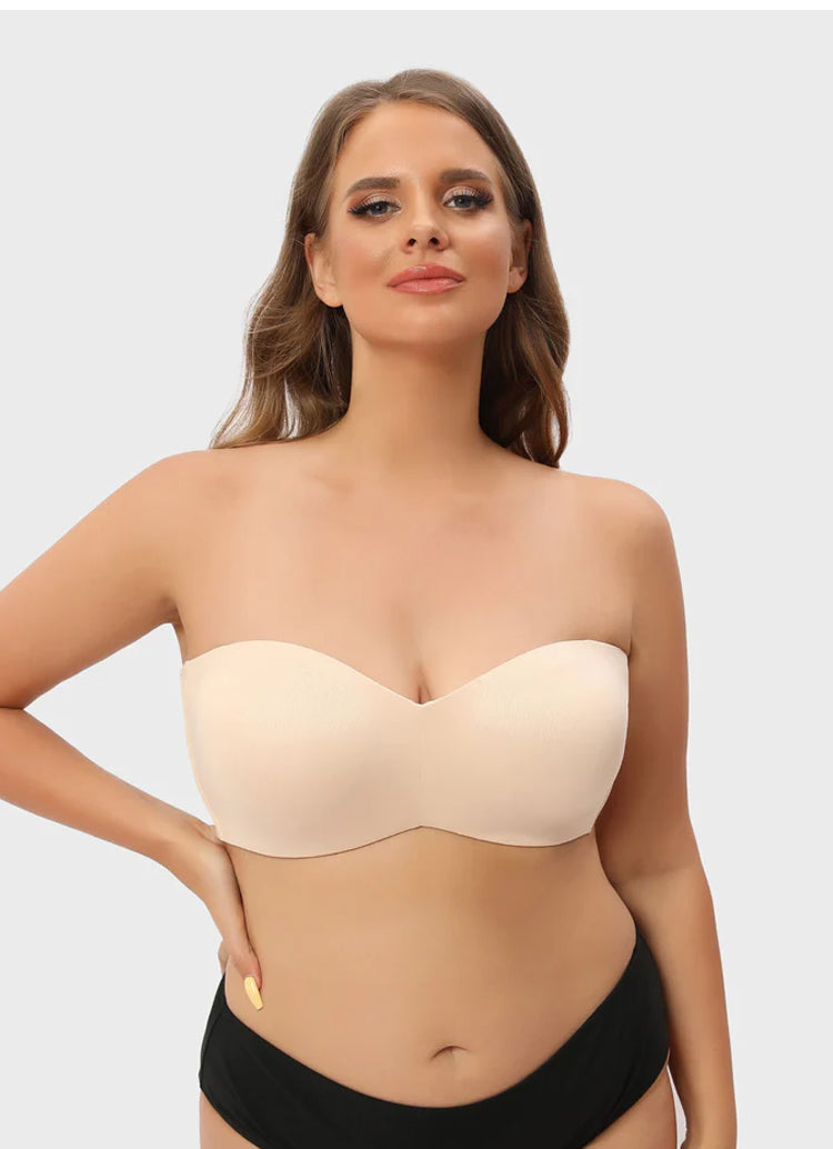 Soutien-gorge amovible, convertible et antidérapant avec maintien intégral