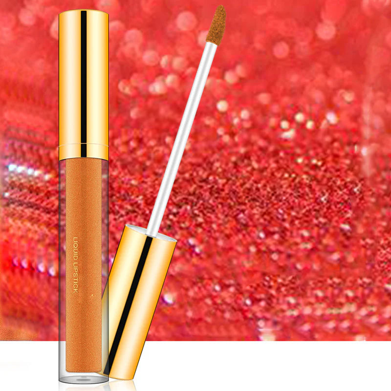 Rouge à Lèvres Liquide Pailleté Diamond Metallic