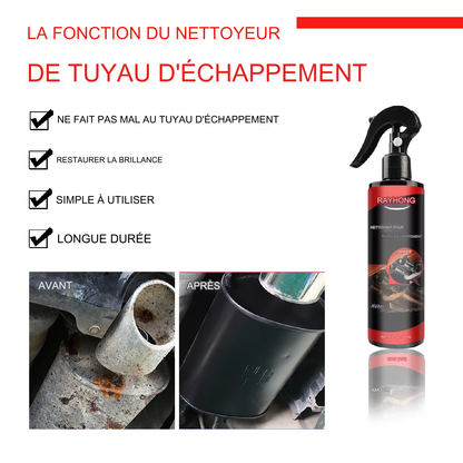 Spray antirouille pour tuyaux d'échappement de véhicules