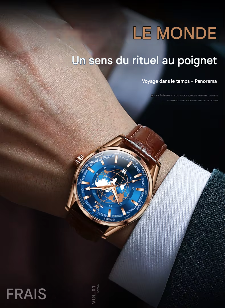 OLEVS Montre pour Hommes