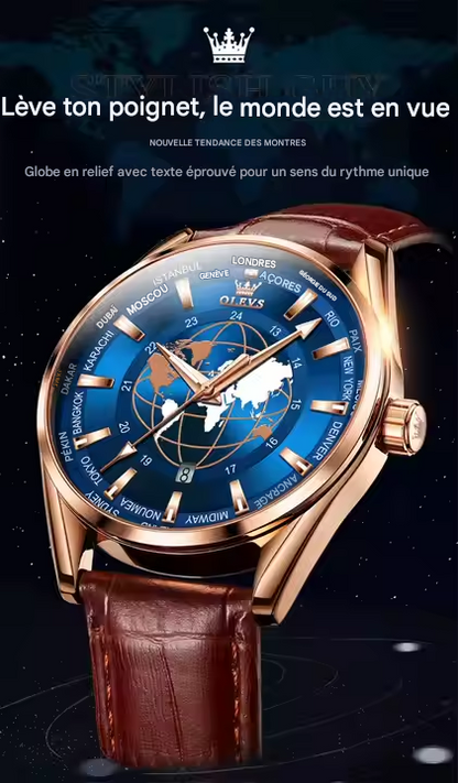 OLEVS Montre pour Hommes