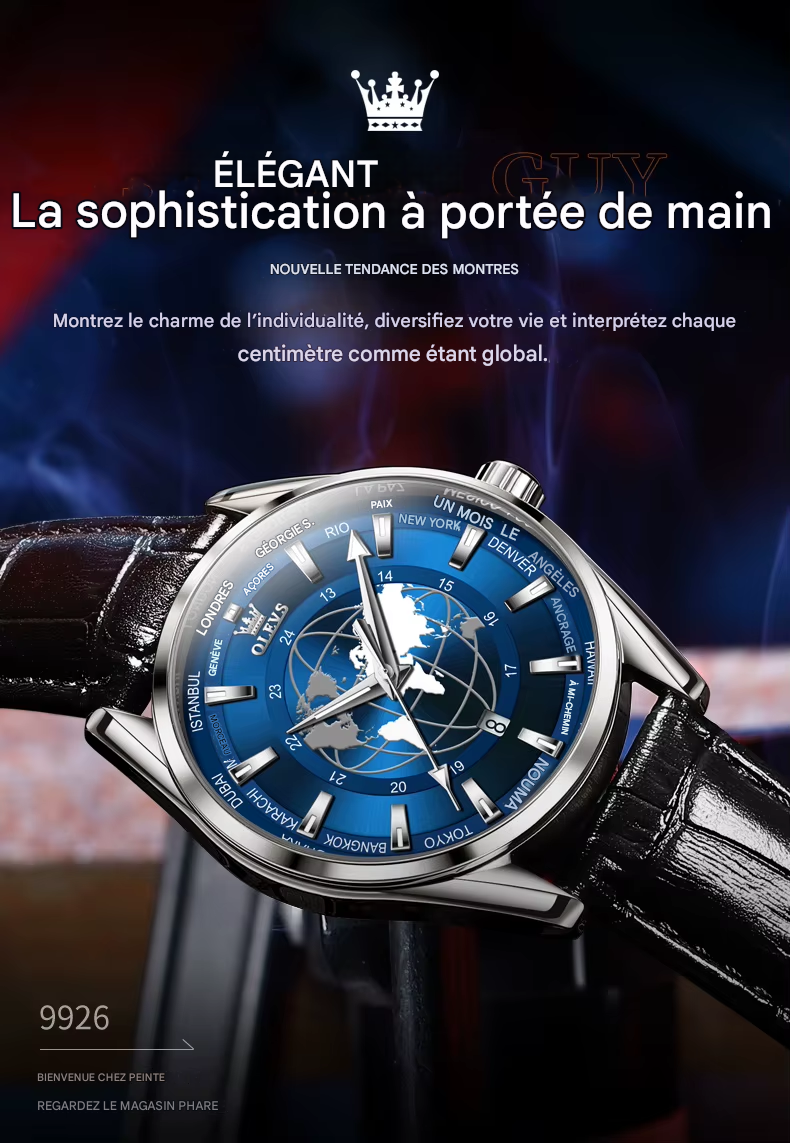 OLEVS Montre pour Hommes