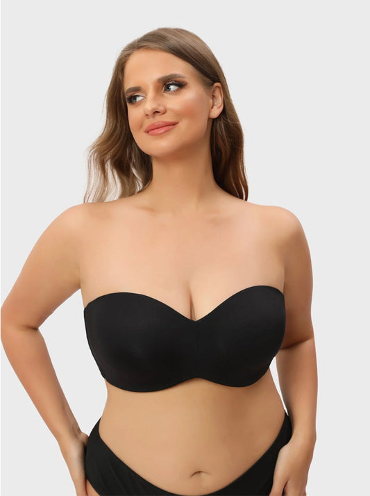 Soutien-gorge amovible, convertible et antidérapant avec maintien intégral