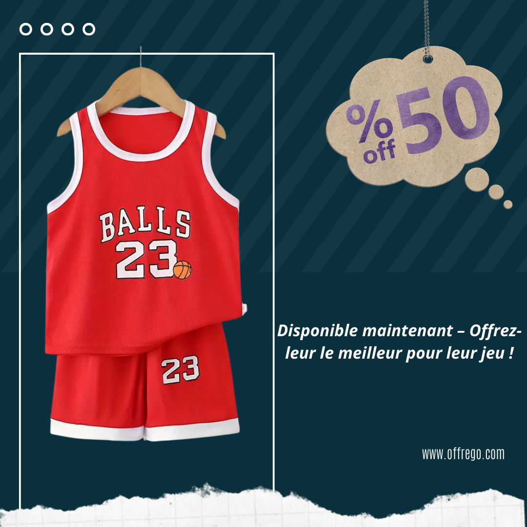 ✨Ensemble maillot et short de basket-ball✨